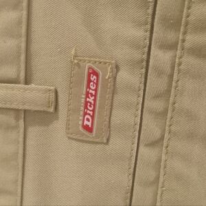 Dickies Khaki Short pants,2 front pockets,2 back. With a chaps shortsleeve shirt
